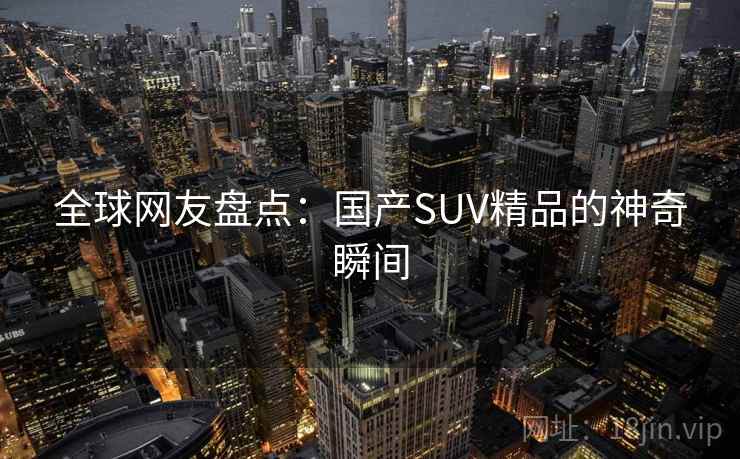 全球网友盘点：国产SUV精品的神奇瞬间